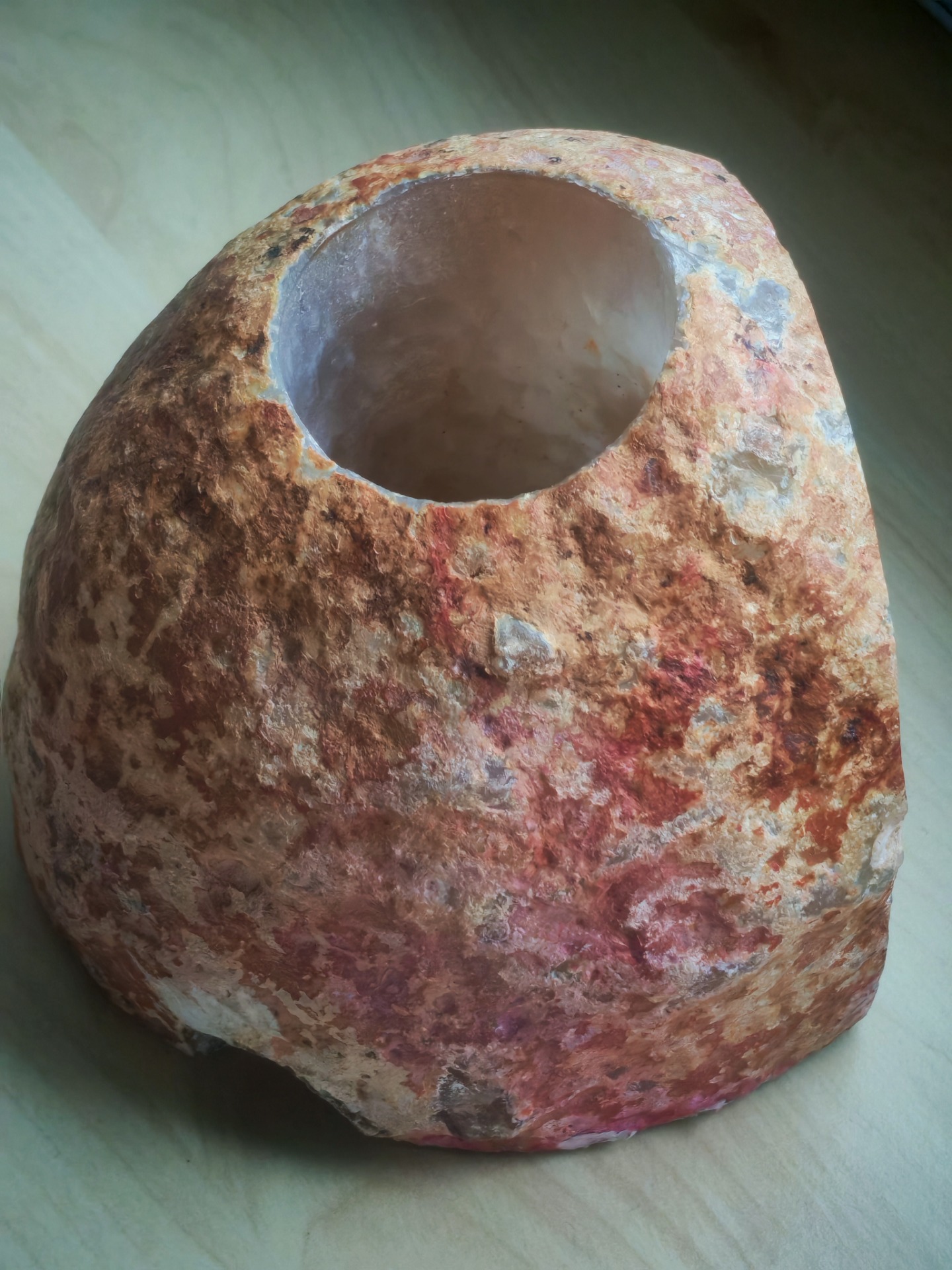 Svícen achát přírodní