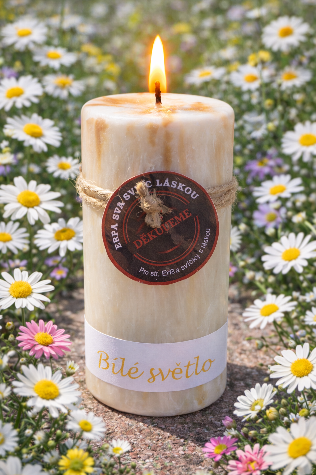 Svíčka Bílé světlo – rituální očistná a ochranná svíce