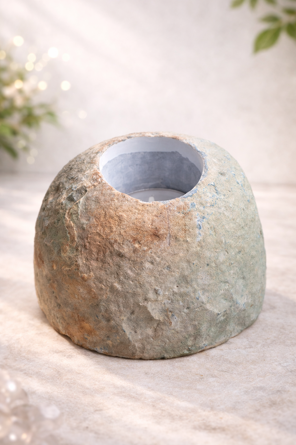 Svícen achát bochník